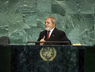 Portrait de (titres de civilité + nom) Son Excellence Luiz Inácio Lula da Silva (Président), Brésil