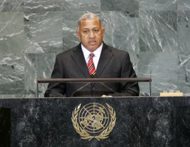 Portrait de (titres de civilité + nom) Son Excellence Josaia Bainimarama (Premier Ministre), Fidji