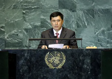 Portrait de (titres de civilité + nom) Son Excellence Vladimir Norov (Ministre des affaires étrangères), Ouzbékistan