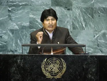 Portrait of His Excellency Evo Morales Ayma (President), Bolivia (Plurinational State of)