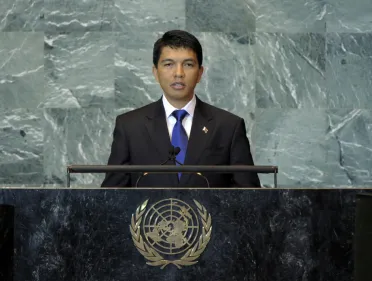Portrait of His Excellency Andry Nirina Rajoelina (President), Madagascar