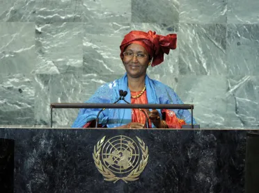 Portrait de (titres de civilité + nom) Son Excellence Cissé Mariam Kaïdama Sidibé (Premier Ministre), Mali