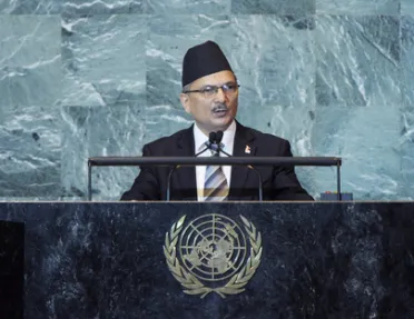 Portrait de (titres de civilité + nom) Son Excellence Baburam Bhattarai (Premier Ministre), Népal