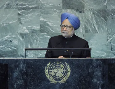 Portrait de (titres de civilité + nom) Son Excellence Manmohan Singh (Premier Ministre), Inde