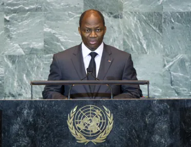 Portrait de (titres de civilité + nom) Son Excellence Djibrill Ypènè Bassolé (Ministre des affaires étrangères), Burkina Faso