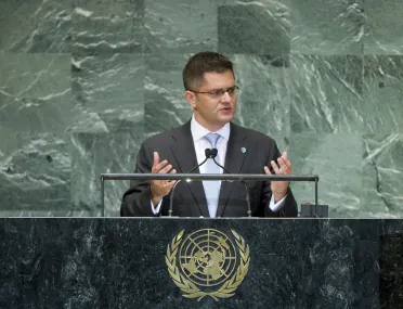 Portrait of His Excellency Vuk Jeremić (President of the General Assembly), President of the General Assembly (opening)