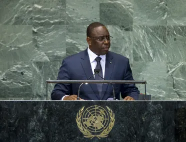 Portrait of His Excellency Macky Sall (President), Senegal