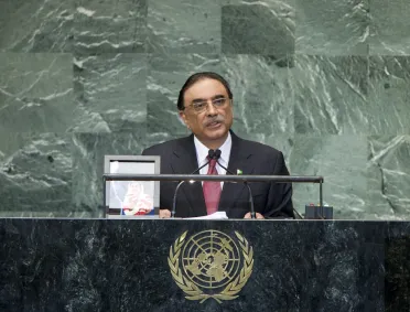 Portrait of His Excellency Asif Ali Zardari (President), Pakistan