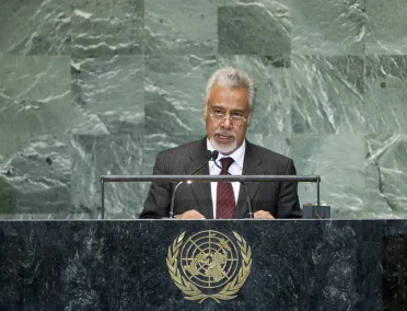 Portrait de (titres de civilité + nom) Son Excellence Kay Rala Xanana Gusmão (Premier Ministre), Timor-Leste