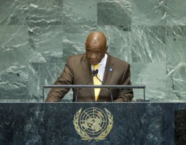 Portrait de (titres de civilité + nom) Son Excellence Thomas Motsoahae Thabane (Premier Ministre), Lesotho