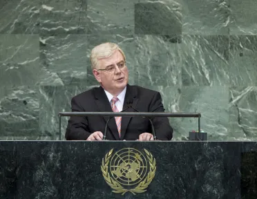 Portrait of His Excellency Eamon Gilmore, Deputy Prime Minister (Deputy Prime Minister), Ireland