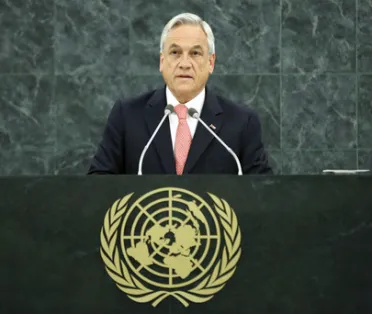 Portrait de (titres de civilité + nom) Son Excellence Sebastián Piñera Echeñique (Président), Chili