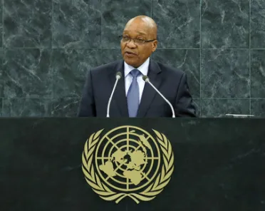 Portrait de (titres de civilité + nom) Son Excellence Jacob Zuma (Président), Afrique du Sud