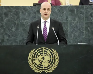 Portrait de (titres de civilité + nom) Son Excellence Fredrik Reinfeldt (Premier Ministre), Suède