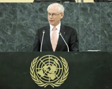 Portrait de (titres de civilité + nom) Son Excellence Herman Van Rompuy (Président du Conseil européen), Union européenne