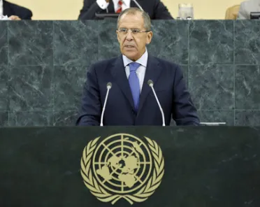 Portrait of His Excellency Sergey Lavrov (Minister for Foreign Affairs), Russian Federation