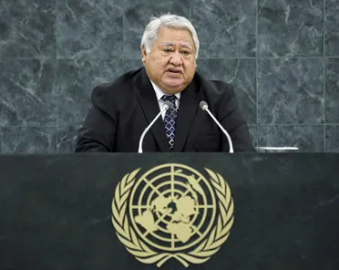 Portrait of His Excellency Tuilaepa Sailele Malielegaoi (Prime Minister), Samoa