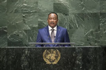 Portrait de (titres de civilité + nom) Son Excellence Mahamadou ISSOUFOU (Président), Niger