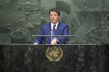 Portrait of His Excellency Matteo RENZI (Prime Minister), Italy