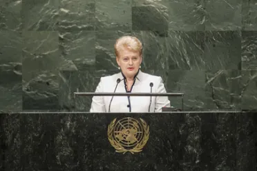 Portrait of H.E. Mrs. Dalia Grybauskaitė (President), Lithuania