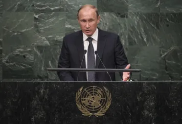 Portrait de (titres de civilité + nom) Son Excellence Vladimir Putin (Président), Fédération de Russie