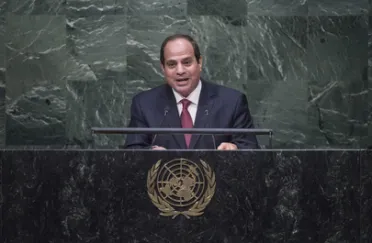 Portrait de (titres de civilité + nom) Son Excellence Abdel Fattah Al Sisi (Président), Égypte