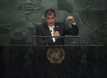 Portrait of His Excellency Rafael Correa Delgado (President), Ecuador