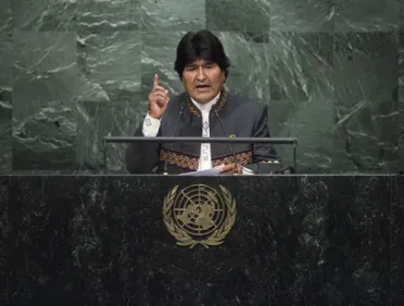 Portrait of His Excellency Evo Morales Ayma (President), Bolivia (Plurinational State of)