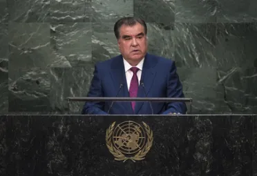 Portrait of His Excellency Emomali Rahmon (President), Tajikistan