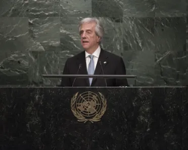 Portrait de (titres de civilité + nom) Son Excellence Tabaré Vázquez (Président), Uruguay