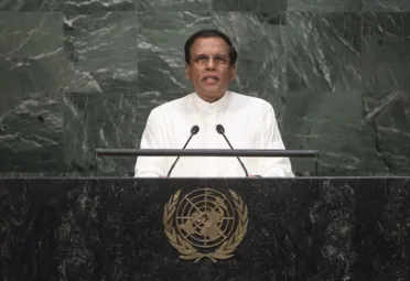 Portrait de (titres de civilité + nom) Son Excellence Maithripala Sirisena (Président), Sri Lanka