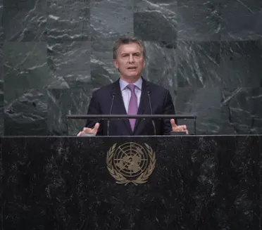 Portrait de (titres de civilité + nom) Son Excellence Mauricio Macri (Président), Argentine