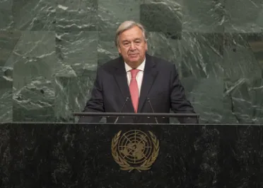 Portrait de (titres de civilité + nom) Son Excellence António Guterres (Secrétaire général), Secrétaire général des Nations Unies