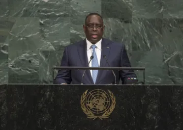 Portrait de (titres de civilité + nom) Son Excellence Macky Sall (Président), Sénégal