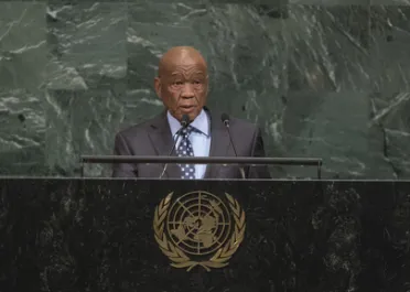 Portrait de (titres de civilité + nom) Son Excellence Motsoahae Thomas Thabane (Premier Ministre), Lesotho