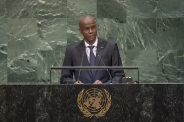 Portrait de (titres de civilité + nom) Son Excellence Jovenel Moïse (Président), Haïti