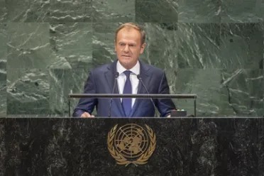 Portrait de (titres de civilité + nom) Son Excellence Donald Tusk (Président du Conseil européen), Union européenne