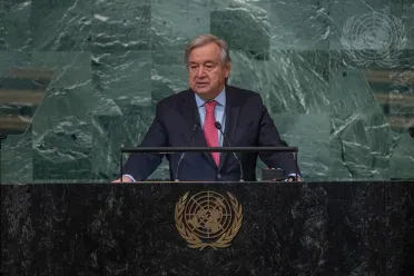Portrait de (titres de civilité + nom) Son Excellence António Guterres (Secrétaire général), Secrétaire général des Nations Unies