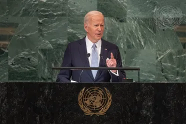 Portrait de (titres de civilité + nom) Son Excellence Joseph R. Biden, Jr. (Président), États-Unis d‘Amérique