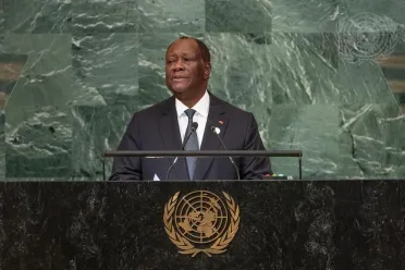 Portrait de (titres de civilité + nom) Son Excellence Alassane Ouattara (Président), Côte D’Ivoire
