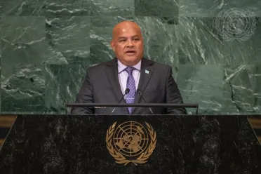 Portrait de (titres de civilité + nom) Son Excellence David Panuelo (Président), Micronésie (États fédérés de)