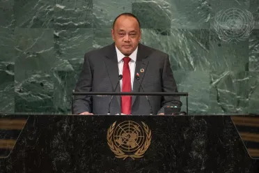 Portrait de (titres de civilité + nom) Son Excellence Siaosi 'Ofakivahafolau Sovaleni (Premier Ministre), Tonga