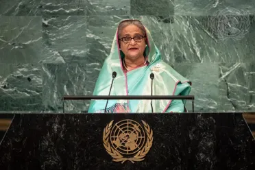 Portrait de (titres de civilité + nom) Son Excellence Sheikh Hasina (Première Ministre), Bangladesh