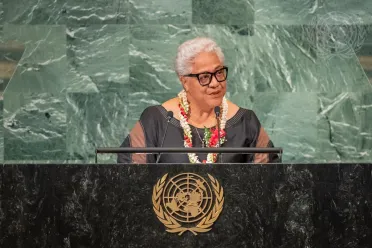 Portrait de (titres de civilité + nom) Son Excellence Fiame Naomi Mataafa (Première Ministre), Samoa