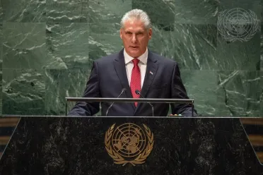 Portrait de (titres de civilité + nom) Son Excellence Miguel Díaz-Canel Bermúdez (Président), Cuba