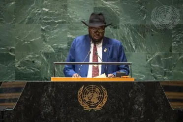 Portrait de (titres de civilité + nom) Son Excellence Salva Kiir Mayardit (Président), Soudan du Sud