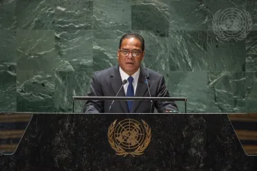 Portrait de (titres de civilité + nom) Son Excellence Wesley Simina (Président), Micronésie (États fédérés de)