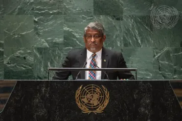 Portrait de (titres de civilité + nom) Son Excellence Ahmed Khaleel (Ministre des affaires étrangères), Maldives