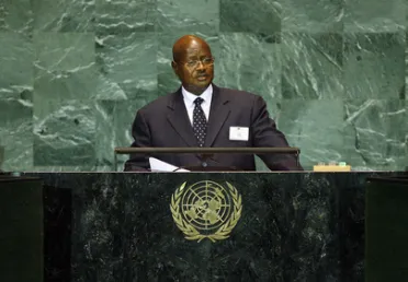 Portrait of His Excellency Yoweri Kaguta Museveni (President), Uganda