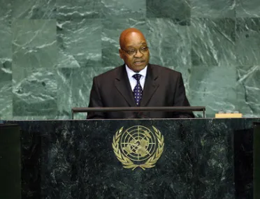 Portrait of His Excellency Jacob Zuma (President), South Africa